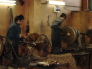 Lathing various combinations to create the sound waves in the cymbal