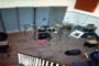 View from above the studio floor