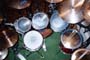 Aerial view of the kit -I added my ludwig floor toms
